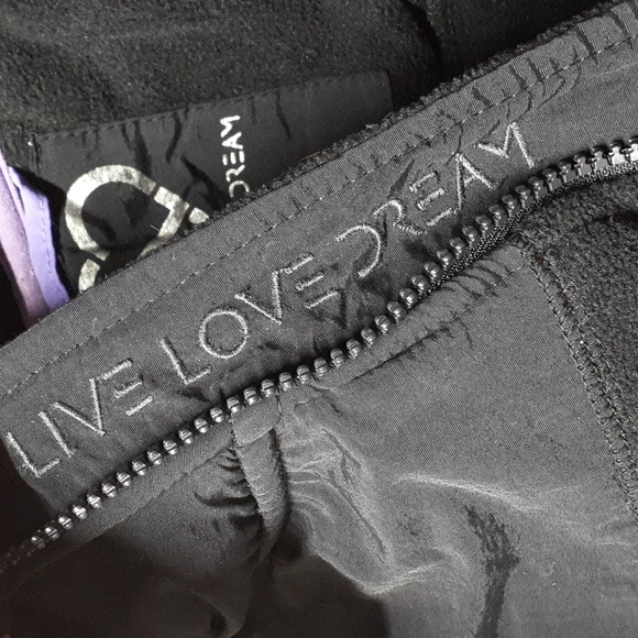 Live Love Dream Black Polyester Jacket, Size S - Picture 4 of 9